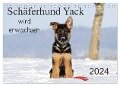 Schäferhund Yack wird erwachsen (Tischkalender 2024 DIN A5 quer), CALVENDO Monatskalender - Petra Schiller