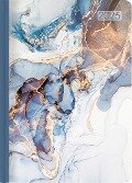 Ladytimer Marble 2025 - Taschenkalender A6 (10,7x15,2 cm) - Weekly - 192 Seiten - Notiz-Buch - Termin-Planer - Alpha Edition - 