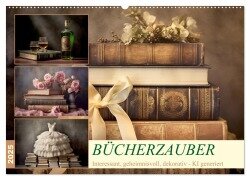 Bücherzauber (Wandkalender 2025 DIN A2 quer), CALVENDO Monatskalender - Cathrin Illgen