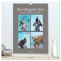 Hundegesichter beim Würstchenschnappen (hochwertiger Premium Wandkalender 2025 DIN A2 hoch), Kunstdruck in Hochglanz - Sonja Teßen