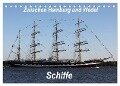 Schiffe - Zwischen Hamburg und Wedel (Tischkalender 2024 DIN A5 quer), CALVENDO Monatskalender - Heike Springer