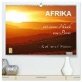 AFRIKA mit einem Hauch von Poesie (hochwertiger Premium Wandkalender 2024 DIN A2 quer), Kunstdruck in Hochglanz - Wibke Woyke