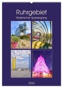 Cover-Bild zum Titel 'Ruhrgebiet - Malerischer Spaziergang (Wandkalender 2026 DIN A2 hoch), CALVENDO Monatskalender' von 'Bettina Hackstein'