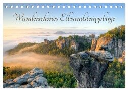 Wunderschönes Elbsandsteingebirge (Tischkalender 2025 DIN A5 quer), CALVENDO Monatskalender - Michael Valjak