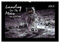 Landing On The Moon Like A Cartoon (Wandkalender 2025 DIN A2 quer), CALVENDO Monatskalender - Reiner Silberstein