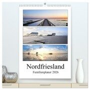 Cover-Bild zum Titel 'Nordfriesland - Familienplaner (hochwertiger Premium Wandkalender 2026 DIN A2 hoch), Kunstdruck in Hochglanz' von 'Franziska Hoppe'