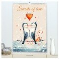 Secrets of love - mit Liebe durch das Jahr (hochwertiger Premium Wandkalender 2025 DIN A2 hoch), Kunstdruck in Hochglanz - Bettina Dittmann