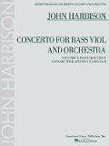 Concerto for Bass Viol: For Double Bass & Piano Reduction - John Harbison