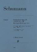 Robert Schumann - Liederkreis op. 39, nach Eichendorff, Fassungen 1842 und 1850 - Robert Schumann