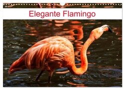 Elegante Flamingo (Wandkalender 2026 DIN A3 quer), CALVENDO Monatskalender - Kattobello Kattobello