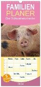 Familienplaner 2024 - Der Schweinekalender mit 5 Spalten (Wandkalender, 21 x 45 cm) CALVENDO - Christine Schmutzler-Schaub