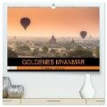 GOLDENES MYANMAR 2024 (hochwertiger Premium Wandkalender 2024 DIN A2 quer), Kunstdruck in Hochglanz - Sebastian Rost