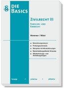 Cover-Bild zum Titel 'Basics Zivilrecht III - Familien- und Erbrecht' von 'Karl-Edmund Hemmer, Achim Wüst, Michael Grieger'