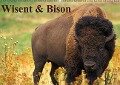 Wisent & Bison (Wandkalender immerwährend DIN A2 quer) - Elisabeth Stanzer