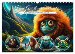 Keine Angst vor Monstern (Wandkalender 2025 DIN A3 quer), CALVENDO Monatskalender - Ursula Di Chito