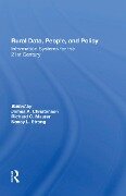 Rural Data, People, And Policy - Lis M Maurer, Nancy Strang, James A Christenson