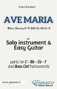 Solo instrument & Easy Guitar "Ave Maria" by Schubert - Franz Schubert