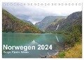Norwegen 2024 - Berge, Fjorde, Moore (Tischkalender 2024 DIN A5 quer), CALVENDO Monatskalender - Frank Zimmermann