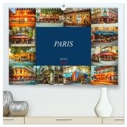 Paris Bistros (hochwertiger Premium Wandkalender 2026 DIN A2 quer), Kunstdruck in Hochglanz - Dirk Meutzner