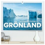 Zwischen den Eisbergen in Grönland (hochwertiger Premium Wandkalender 2026 DIN A2 quer), Kunstdruck in Hochglanz - Happy Monkey