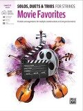 Solos, Duets & Trios for Strings -- Movie Favorites - 