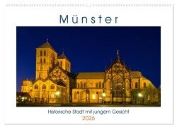Münster - Historische Stadt mit jungem Gesicht (Wandkalender 2026 DIN A2 quer), CALVENDO Monatskalender - Paul Michalzik