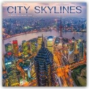 Cover-Bild zum Titel 'City Skylines - Stadtsilhouetten 2026 - Wand-Kalender' von 'Carousel Calendar'