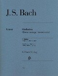 Sinfonien (Dreistimmige Inventionen) für Klavier zu zwei Händen - Johann Sebastian Bach