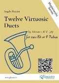 Twelve Virtuosic Duets for two Eb or F Tubas - Wolfgang Amadeus Mozart, Angelo Piazzini