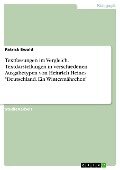 Cover-Bild zum Titel 'Textfassungen im Vergleich. Textdarstellungen in verschiedenen Ausgabetypen von Heinrich Heines "Deutschland. Ein Wintermährchen"' von 'Patrick Ewald'