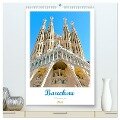 Barcelona - Urlaubsplaner (hochwertiger Premium Wandkalender 2024 DIN A2 hoch), Kunstdruck in Hochglanz - Nina Schwarze