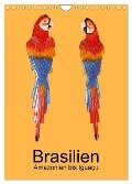Brasilien - Amazonien bis Iguaçu (Wandkalender 2025 DIN A4 hoch), CALVENDO Monatskalender - Rudolf Blank
