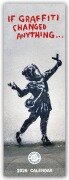 Cover-Bild zum Titel 'Banksy - If Graffiti Changed Anything 2026 - Slimline-Kalender' von 'Carousel Calendar'