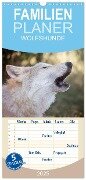 Familienplaner 2025 - Wolfshunde 2025 mit 5 Spalten (Wandkalender, 21 x 45 cm) CALVENDO - ARTness Photographie
