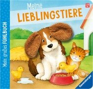 Cover-Bild zum Titel 'Mein großes Fühlbuch: Meine Lieblingstiere, Spielbuch ab 18 Monaten, Bilderbuch, Entdeckerbuch' von 'Sandra Grimm'