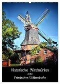 Historische Windmühlen an der Friesischen Mühlenstraße / Geburtstagsplaner (Wandkalender 2024 DIN A2 hoch), CALVENDO Monatskalender - Peter Roder