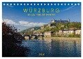 Würzburg - Im Lauf der Jahreszeiten (Tischkalender 2024 DIN A5 quer), CALVENDO Monatskalender - Volker Müther