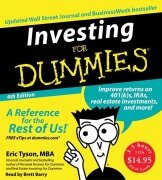 Cover-Bild zum Titel 'Investing for Dummies' von 'Eric Tyson'