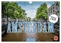 Amsterdam - Wasserstraßen und Grachten (Wandkalender 2024 DIN A4 quer), CALVENDO Monatskalender - Oliver Pinkoss