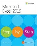 Cover-Bild zum Titel 'Microsoft Excel 2019 Step by Step' von 'Curtis Frye'