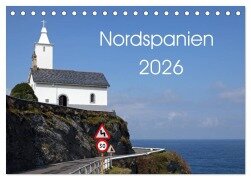 Nordspanien (Tischkalender 2026 DIN A5 quer), CALVENDO Monatskalender - Rainer Grosskopf