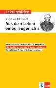Lektürehilfen Joseph von Eichendorff, Aus dem Leben eines Taugenichts - 