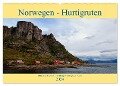 Norwegen - Hurtigruten (Wandkalender 2024 DIN A2 quer), CALVENDO Monatskalender - Borg Enders