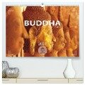 BUDDHA - Ein sanftes Lächeln (hochwertiger Premium Wandkalender 2024 DIN A2 quer), Kunstdruck in Hochglanz - Mario Weigt