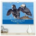 Papageitaucher - Clowns der nordischen Vogelwelt (hochwertiger Premium Wandkalender 2024 DIN A2 quer), Kunstdruck in Hochglanz - Reinhard Pantke