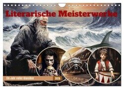 Literarische Meisterwerke (Wandkalender 2026 DIN A4 quer), CALVENDO Monatskalender - Digitaldreamweaver Simone Hug