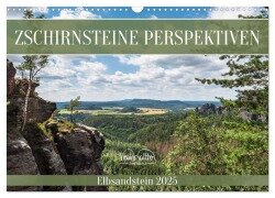 Zschirnsteine Perspektiven - Elbsandstein (Wandkalender 2025 DIN A3 quer), CALVENDO Monatskalender - Kevin Walther