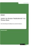 Cover-Bild zum Titel 'Analyse des Romans "Buddenbrooks" von Thomas Mann' von 'Anonym'