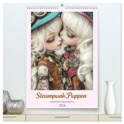 Steampunk Puppen - Zauberhafte Puppenfiguren (hochwertiger Premium Wandkalender 2026 DIN A2 hoch), Kunstdruck in Hochglanz - Liselotte Brunner-Klaus