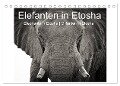Elefanten in Etosha (Tischkalender 2024 DIN A5 quer), CALVENDO Monatskalender - Irma van der Wiel
